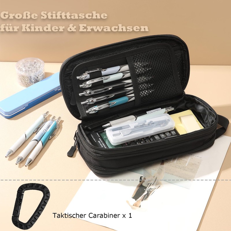 BlesMaller Pencil Case Tactical Teenager School Supplies Pencil Case for