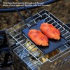 Portable Grill Pan with Handle Non Stick Barbecue Plate Camping