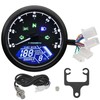 MH Universal Motorcycle Speedometer Digital Gauge Cluster - Motorcycle MPH