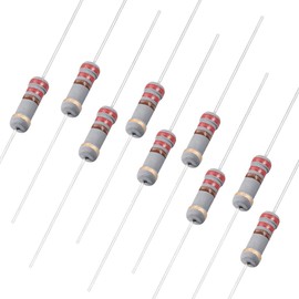 uxcell 100Pcs 220 Ohm Resistor, 1W 5% Tolerance Carbon Film Resistors, 4 Bands for DIY Electronic Projects and Experiments