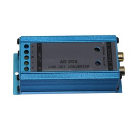 YONGJIANGXIA Ground Loop Isolater New Line Level Converter High to Low Wire to RCA