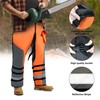 MYDAYS OUTDOOR Chainsaw Chaps Apron Wrap for Men/Women,Adjustable Belt Chainsaw
