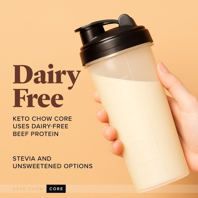 Keto Chow Chocolate Core (w/Stevia) - Keto Meal Replacement Shake
