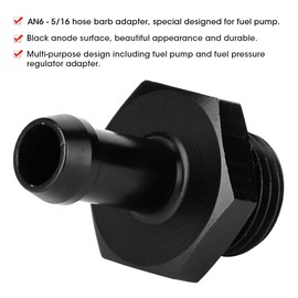 AN6 - 5/16 Hose Barb Adapter Hose Fitting Pressure Regulator Adapter for Fuel Pump JXSS049