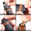 HIBEYO Smart Car Key Case Fits Land Rover Leather Protective