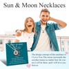 SUNSH Couple Sun and Moon Necklace for Boyfriend/Girlfriend/Husband/Man/Soulmate, Anniversary Valentine's