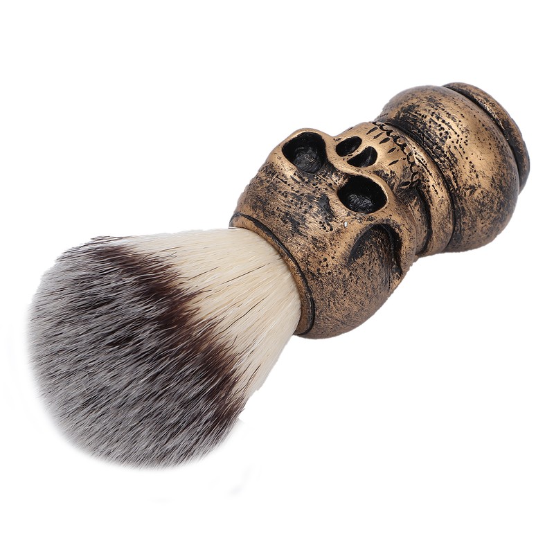 Men's Shaving Brush with Creative Skeleton Shape Handle Facial Beard