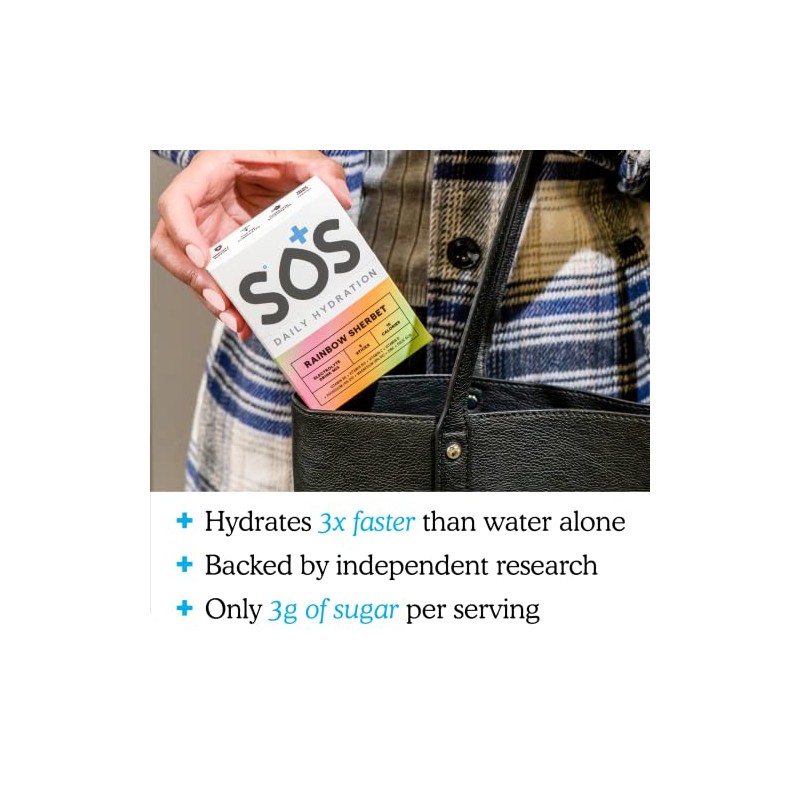Sos Sobres Electrolitos Polvo Hydration Ors Solución Rehidratación Oral Bajo