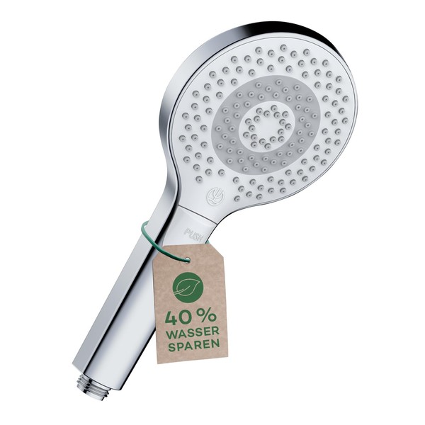 KLUDI -X3 Universal Shower Head Water-Saving Option (Standard 15 L/m,