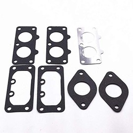 Carbman Carburetor Gaskets kit Compatible with Kawasaki 15004-1010 15004-0763 15004-7024 796227 15003-7041 15003-7077 Carburetor Replacement for Kawasaki Some FH641V FH661V 22 HP Engine M1F Carb