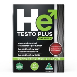 Martin & Pleasance He Testo Plus Formula Tab X 30