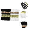 jojofuny 24Pcs Multi Function Embroidery Thread Black White Sewing Supplies