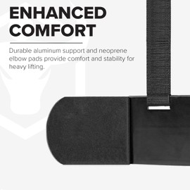 Iron Bull Strength Arm Blaster for Bicep Curls - Get Bigger Arms with Biceps Isolation Workout - Arm Support Strict Curl for Big Arms (Black)