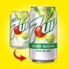 7UP Lemon Lime Zero Sugar Diet Soft Drink 12 oz