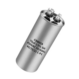 ANGEEK CBB65 450V AC 70uf 50/60HZ Outdoor Start Capacitor, Capacitor, Air Conditioning Capacitor, Air Conditioning Capacitor, Round Capacitor