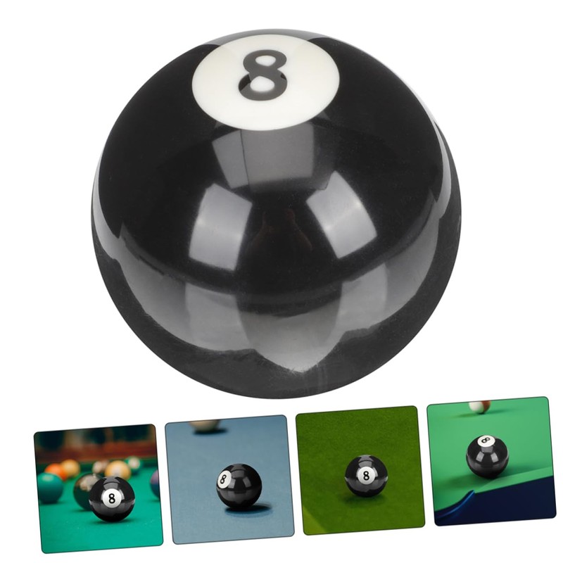 JUMPLAWN Palla da biliardo 8 pezzi numero 8 in resina