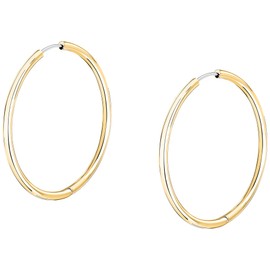 MORELLATO Women's Gold Steel Hoop Earrings Collection, Mother's Day Gift Ideas SAUP26, Steel