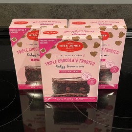 Miss Jones Baking Co. 3X Miss Jones Baking Gluten Free Triple Chocolate Frosted Fudge Brownie Mix X3