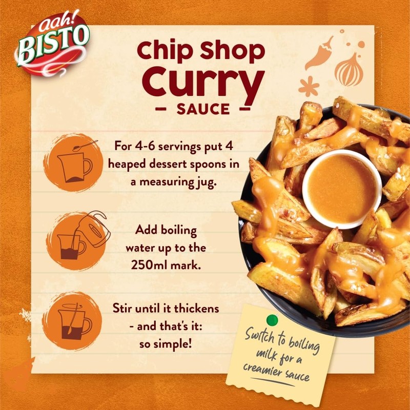 Bisto Quick & Easy Chip Shop Curry Sauce Mix, 170