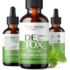Gotas Líquidas Clorofila 50mg Veganas Boost Energético Natural Apoyo Inmunológico Desintoxicación Corporal Cuidado Piel Deso