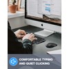 TECKNET Wireless Keyboard and Mouse Combo, Mini Cordless Computer Keyboard