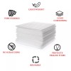 100 Wrap Foam Sheets 12"X12"x1/16" + Free Fragile Stickers