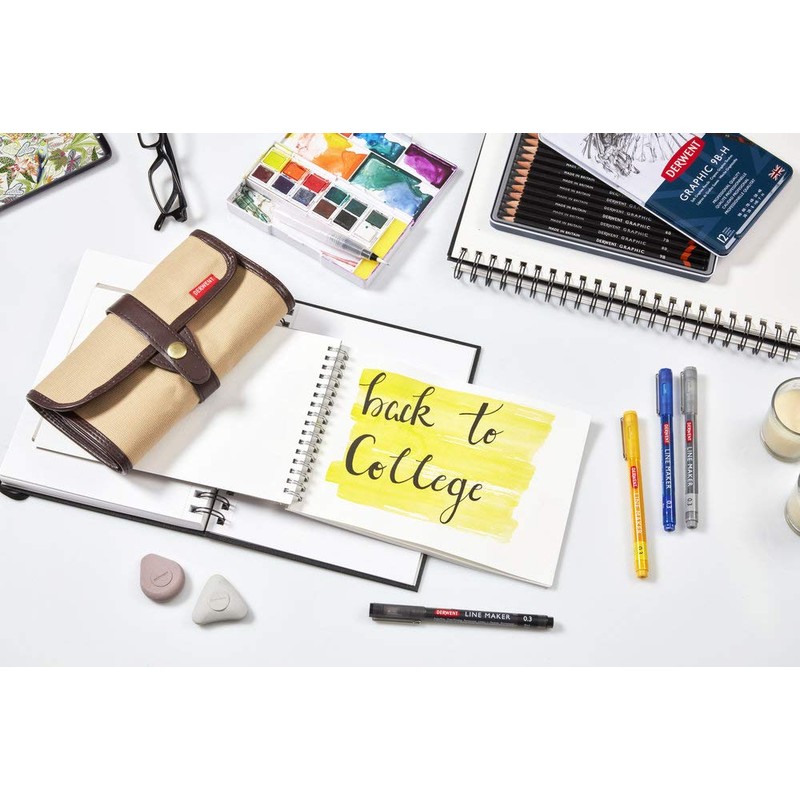 Derwent Line Marker Set, Black (3 Pieces)