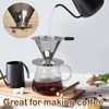 iTYOOS Coffee Filter with Mini Coffee Spoon, Coffee Filter Reusable,