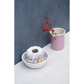 Riess, 0337-006, Küchenmaß 9, CLASSIC - BUNT/PASTELL, Farbe Rosa, Durchmesser 9 cm, Höhe 12 cm, Inhalt 0.5 Liter, Emaille, Messbecher