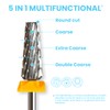 MagiBling 16mm 5 in 1 Tapered Barrel Nail Drill Bits,