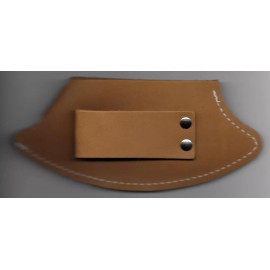 Diamond D Genuine Leather Ulu Knife Quality Sheath Light Color - For Inupiat Knife