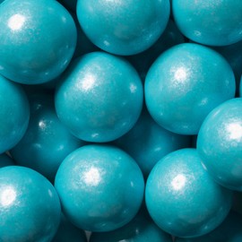 Light Blue 1" Gumballs 28oz - 104ct