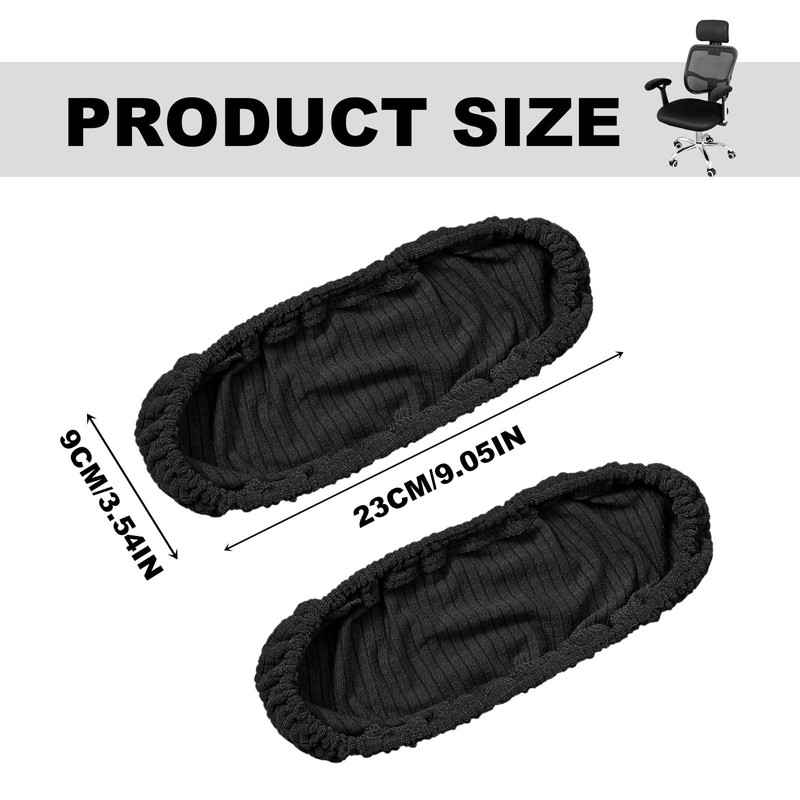 FUIPVGI 4 Pieces Armrest Covers Office Chair Arm Armrest Covers,
