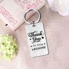 Jzxwan Thank You Keyring Gifts for Women Men, Appreciation Gifts