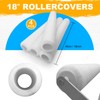 7 Pcs 18 Inch Paint Roller Kit, 14"-25" Adjustable Roller