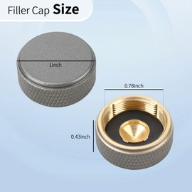 SUNJIKA Filler Cap Replacement for Coleman Lantern Parts - Compatible with Coleman Stove,Model 3000000454 Fuel Cap
