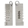 DGOL Stainless Steel Mini Portable Metal Sheet Thickness Gauge Material