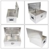 ANTUKO 20 Inch Heavy Duty Aluminum Tool Box Silver Replacement