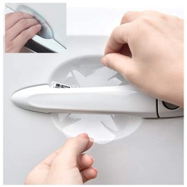 5 PCS Door Handle Protector Honda New N-BOX & Custom (NBOX Custom) JF3 JF4 [H29.9~Current] Car Door Knob Scratch Protection Film Car Door Protection Sheet Sticker