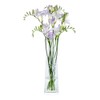 Dartington Crystal Bloom Tall Lavender Vase