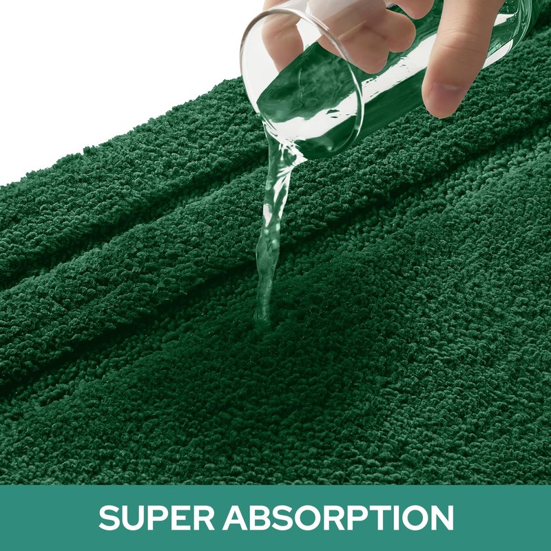 HOMEIDEAS Bathroom Rugs Sets 3 Piece, Super Soft and Absorbent