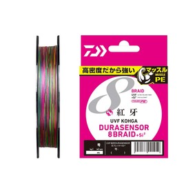 DAIWA PE Line UVF Red Fang Dura Sensor X8 + Si2 No. 1.5 (200 m) 5 Colors (with color marking)