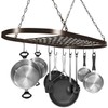Sorbus Pot and Pan Rack for Ceiling 31" with 10