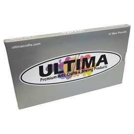 Ultima China Marker – Peel-Off Grease Pencil/Wax Pencil – Leaves Opaque, Easy to Remove Markings on all Glazed, Non-Porous & Polished Surfaces (Assorted)