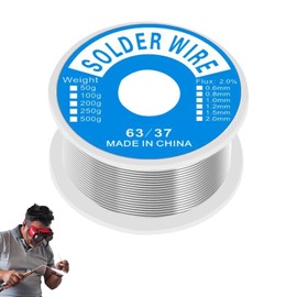 Lötzinn Mit Flussmittel, Lötdraht 1mm 100g, Solder Wire Mit Kolophoniumkern 7 Meter, Niedrigtemperatur Lötdraht Für Elektronikreparaturen Und DIY-Projekte