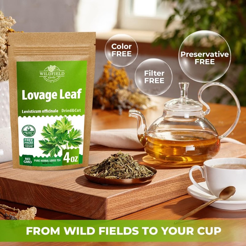 4 oz. Dried Lovage Herb Lovage Leaves Herbal Tea (Levisticum