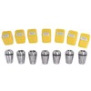 findmall 7Pcs ER20 Spring Collet Set 1/8-1/2 for CNC Milling