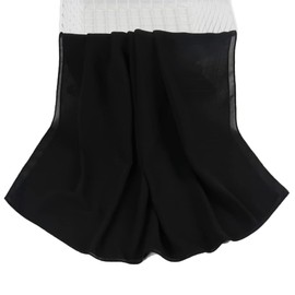 Faticinfa Women Soft Chiffon Scarves Light weight Solid Color Chiffon Hijabs Sun-proof Shawls Wrap