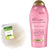 Kit Esponja Suave EcoTools y Body Wash Sal Rosa OGX