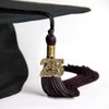 Endea Graduation Mixed Double Color Tassel with Gold Bling Charm